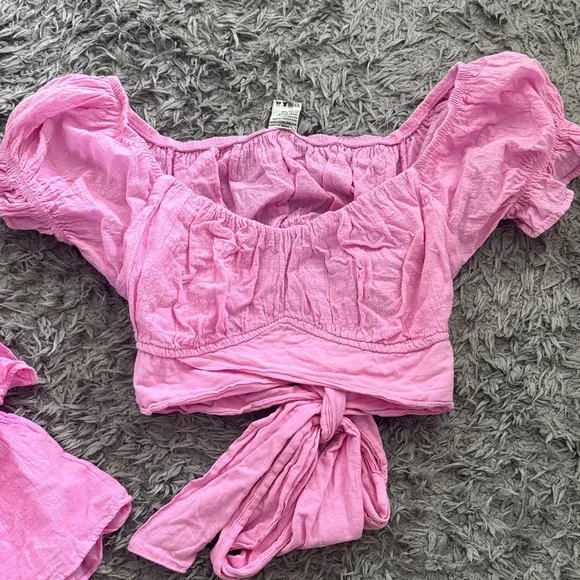 Pink Ruffled Two-Piece Set - Picture 3 of 5